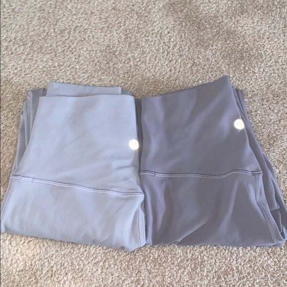 Lululemon Align Dark Chrome/Lunar Rock Comparison - Picture 2 of 8